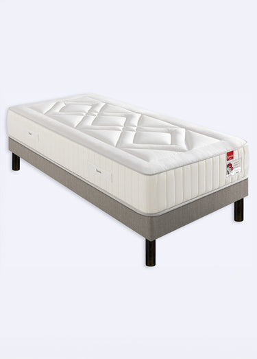 Matelas moelleux cachemire à ressorts, haut. 28cm Blanc