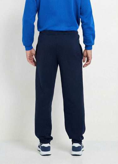 Pantalon jogging molleton bas et taille élastiqués Marine