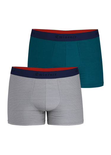 Boxers assortis, rayé et uni Mariniere/Bleu