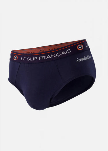 Slip en coton avec ceinture élastiquée Marine