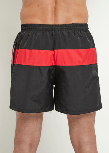 Caleçon de bain style sportif Noir