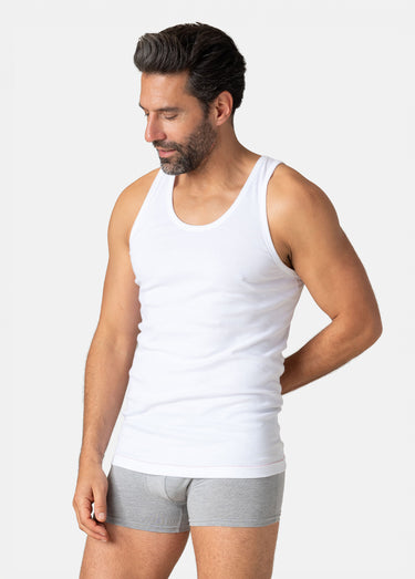 Débardeur pour homme Blanc