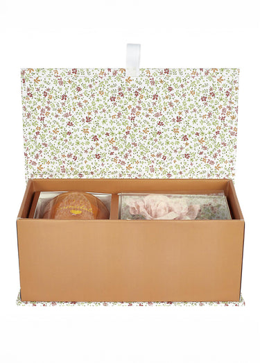 Coffret bougie parfumé + pot pourri Orange