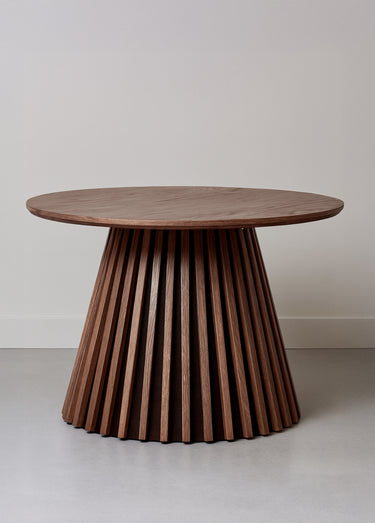 Table basse en chêne plaqué 2F Fumé