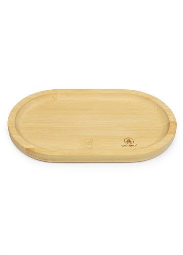 Plateau ovale bambou certifié FSC, 20cm Marron