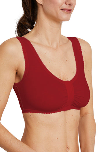 Soutien-gorge brassière ouverture devant Carmin