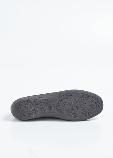 Mocassins compensés souples cuir velours Noir