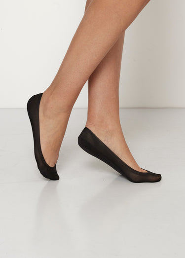 Protège-pieds effet seconde peau Noir