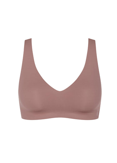 Soutien gorge invisible microfibre Cacao