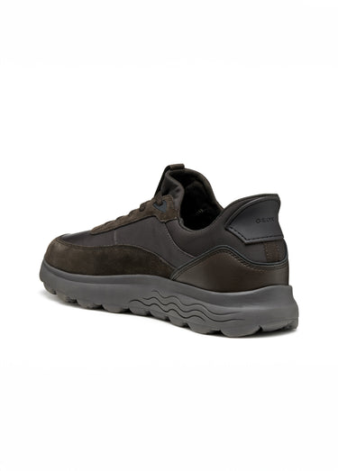 Baskets semelle épaisse monochrome Brun Fonce