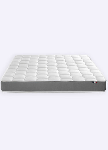 Matelas mousse à mémoire de forme, haut. 15/16cm Blanc