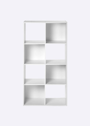 COMPO Etagère de rangement 8 cases 1B Blanc