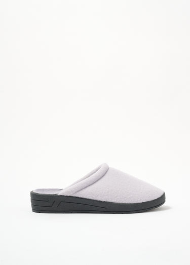 Chaussons mixtes mule largeur confort polaire Gris