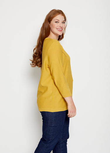 Pull uni fantaisie ajourée Miel