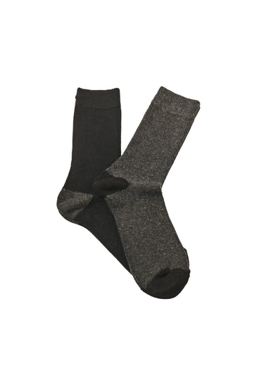 Lot de chaussettes chaudes avec laine Gris