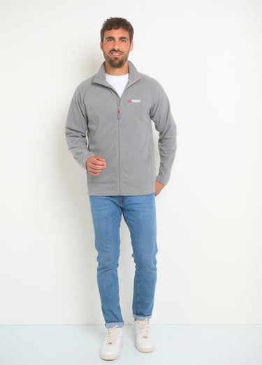 Veste polaire chaude avec col montant Gris Clair