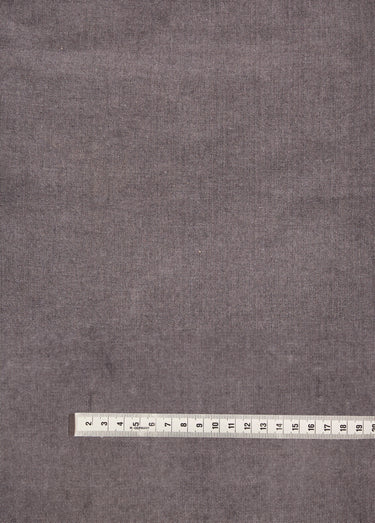 Coupon tissu coton aspect lin, Orage Gris