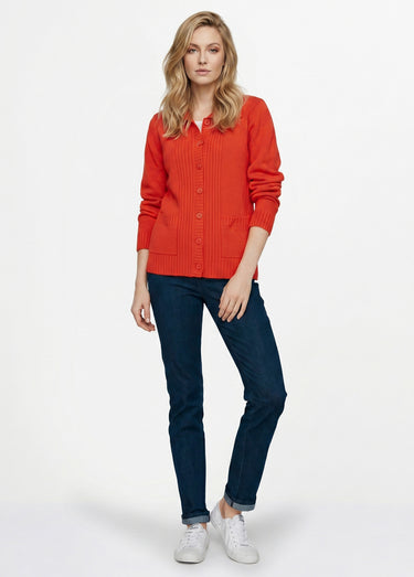 Veste gilet court épais Framboise