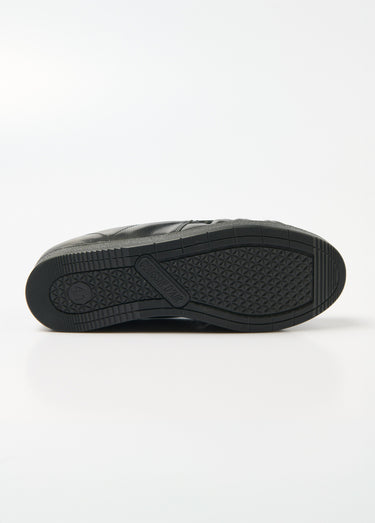 Mocassins élastiqués cuir semelle amovible Noir