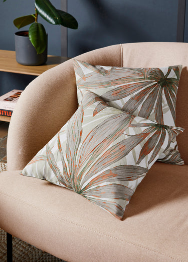 Housse de coussin imprimée - lot de 2 Kaki Lot 2