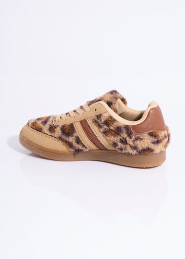 Baskets basses en fourrure léopard Leopard