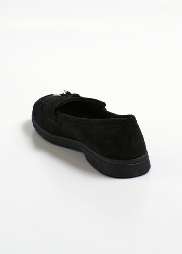 Mocassins confortables en suédine Noir