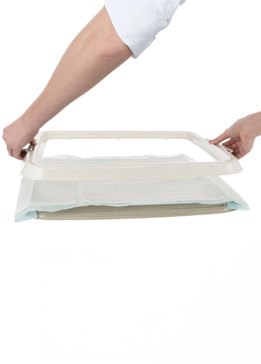 Bac toilettes pour chien NAPPY LOO Blanc