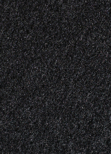 Coupon habillement, tissu aspect laineux Noir