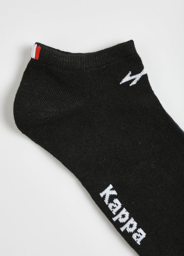 Lot de 2 Socquettes unies, licence Alpine Blanc / Noir