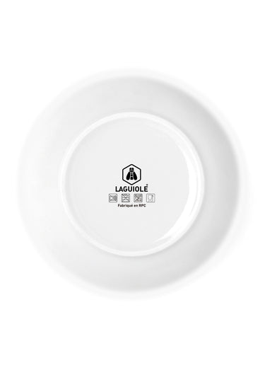 Service de table porcelaine 18 pièces uni Blanc