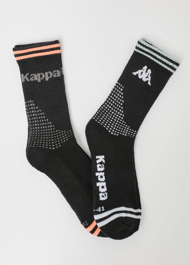 Lot de 2 Chaussettes techniques à côtes Noir