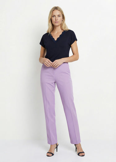 Pantalon droit taille semi-élastiquée Parme