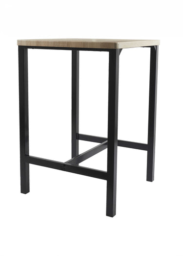 Table mange debout + 2 Tabourets hauts LOKA Marron/Noir