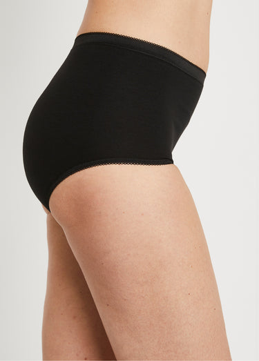 Culotte taille haute galbante Noir