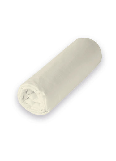 Drap housse toile de Jouy percale Blanc