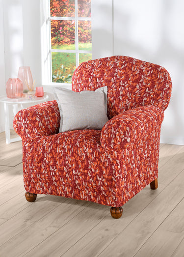 Housse imprimée pour fauteuil ou canapé Paprika