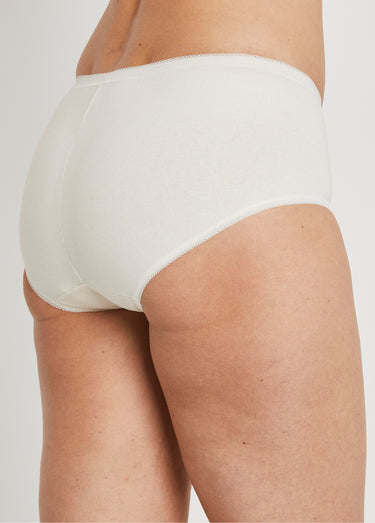 Culotte taille normale galbante - lot de 3 + 1 GRATUITE Ivoire Lot3+1Grat