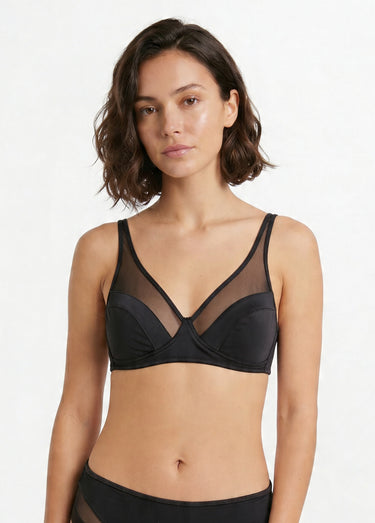 Soutien-gorge sans armatures, GENEROUS Noir