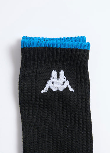 Lot de 2 Chaussettes à côtes Alpine Blanc / Noir