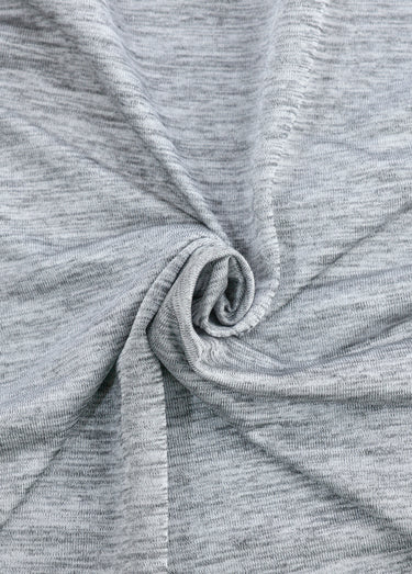 Coupon habillement, jersey chiné Lurex® Argente