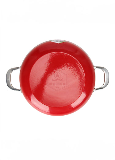 Sautoir 28cm fonte tous feux antiadhésive Rouge
