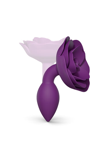 Sextoy silicone plug anal OPEN ROSES Violet