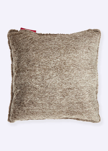Coussin chauffant USB en fourrure Marron