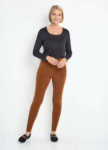 Legging long ceinture élastiqué maille chaude Ecureuil