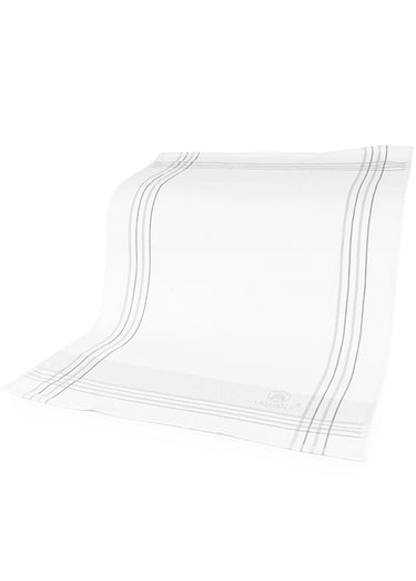 Torchons Géo en coton, assortis clairs Gris