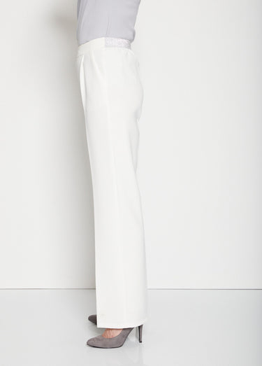 Pantalon uni large et fluide Naturel