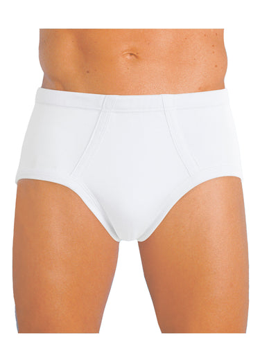 Slip fermé coton - lot de 3 Blanc Lot2