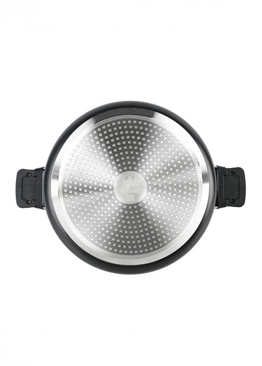 Cuiseur 28cm Temps de cuisson rapide Noir
