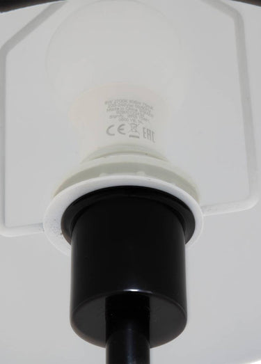 Lampadaire design en acier, Savio Noir