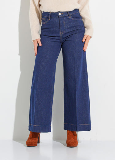 Jean large denim, spécial GRANDE TAILLE Bleu Brut